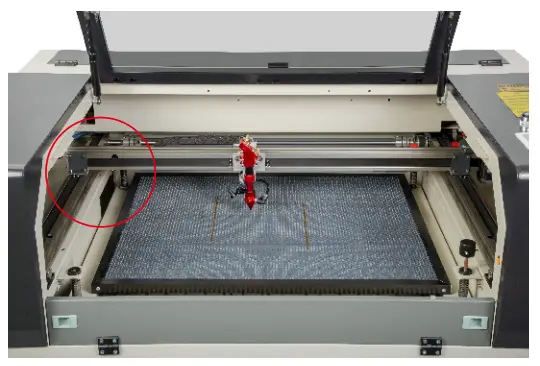 SHENHUI LASER USB G570 60W Cabinet Laser Engraver - control panel