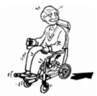 FoiCare FC P1 Electric Wheelchair - backwards