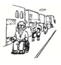 FoiCare FC P1 Electric Wheelchair - sidewalks