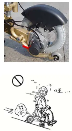 FoiCare FC P1 Electric Wheelchair - sockets