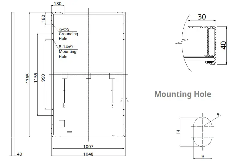 CanadianSolar Super High ENGINEERING DRAWING 1