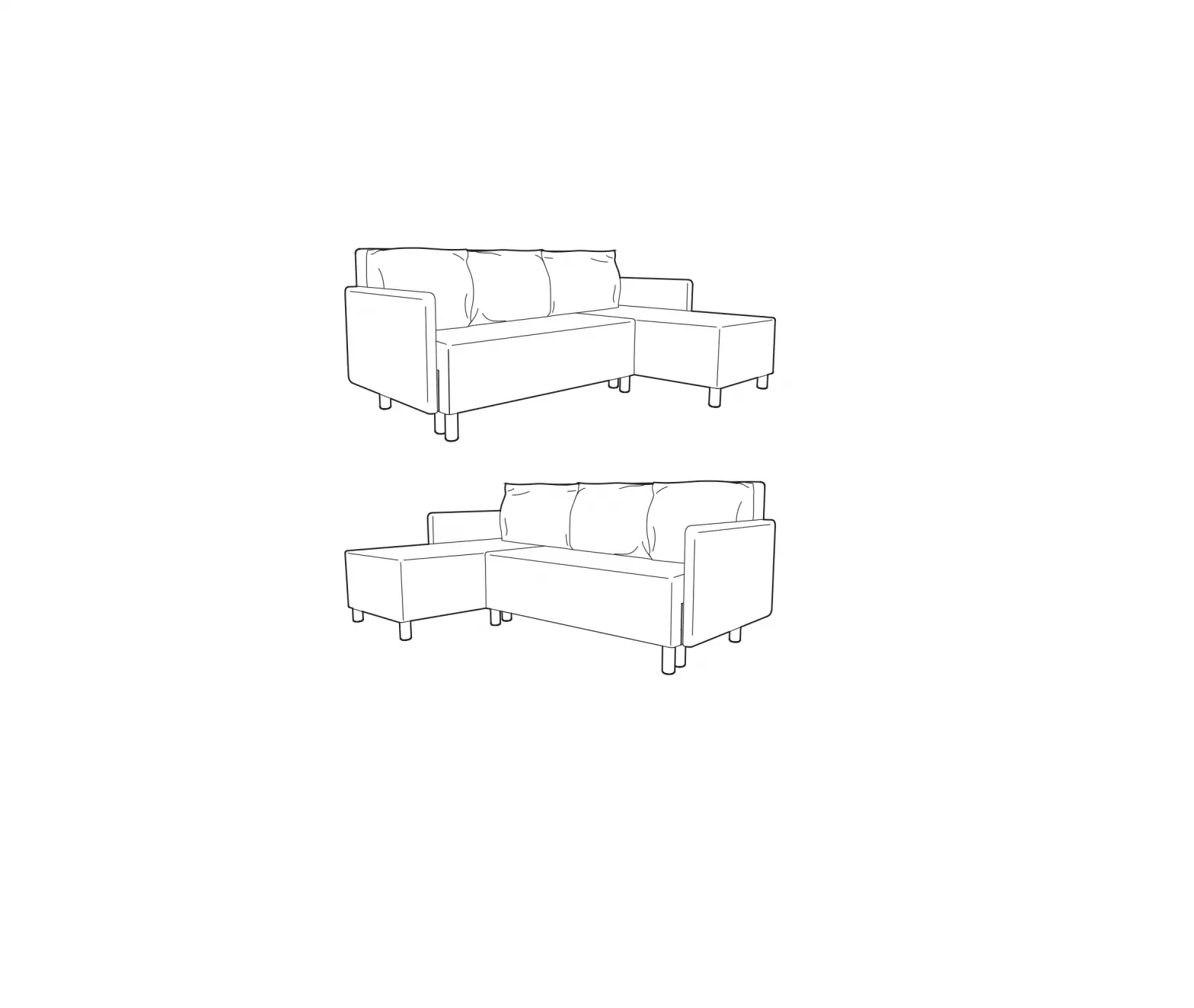 Ikea Bennebol 3-seat Sofa-bed Instructions