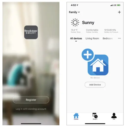 Brookstone 980258617 Smart Motion Sensor - LOGIN