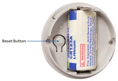 Brookstone 980258617 Smart Motion Sensor - Reset Button