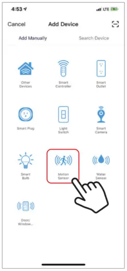Brookstone 980258617 Smart Motion Sensor - phone