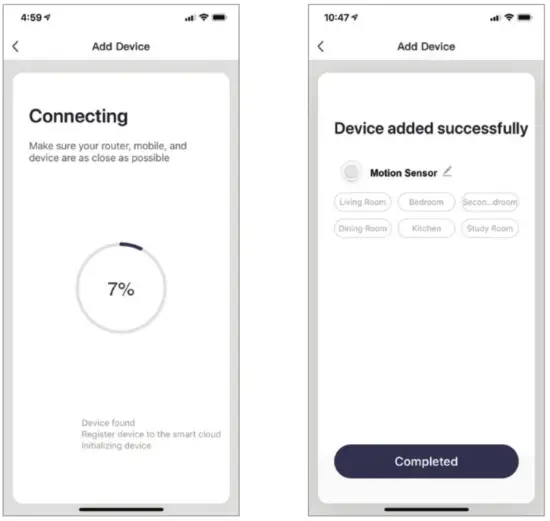 Brookstone 980258617 Smart Motion Sensor - process