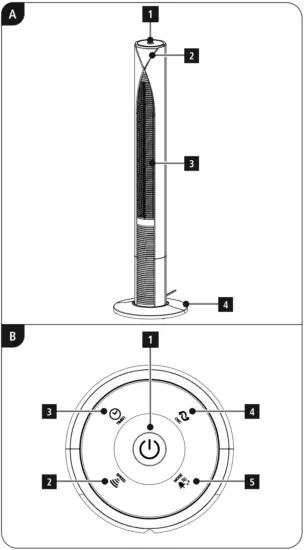 hama 00176595 WiFi Fan - FIG 1