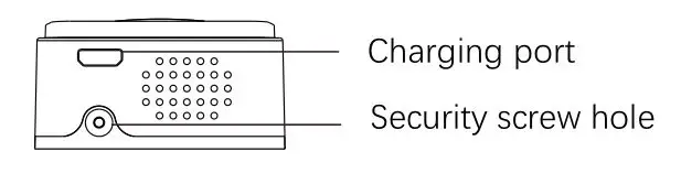 SUNSKY EDA0030278 ESCAM X3 Smart Doorbell Camera - Charging port, Security screw hole