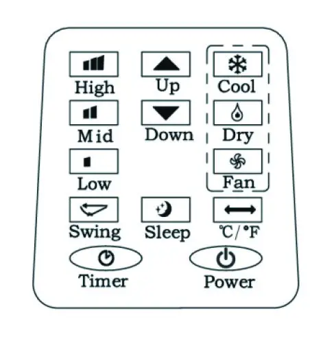 KLARSTEIN 10035803 Metrobreeze Rom Smart Air Conditioner - REMOTE CONTROL