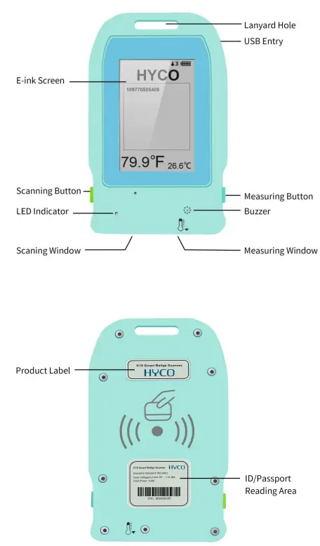 HYCO-K18-Smart-Badge-Scanner-fig-1