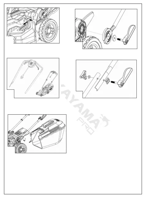 NAKAYAMA EM4010 Electric Lawn Mower fig 2