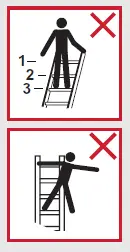 WERNER 57711620 Pro 2 Section Aluminium Square Rung Extension Ladder 5.21m 9.12m fig 11