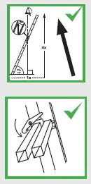 WERNER 57711620 Pro 2 Section Aluminium Square Rung Extension Ladder 5.21m 9.12m fig 8
