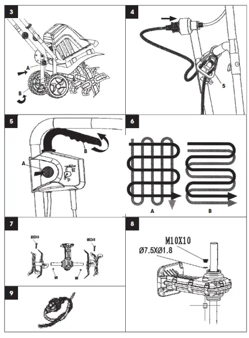 FIELDMANN FZK 2005 E Electric Cultivator - fig2