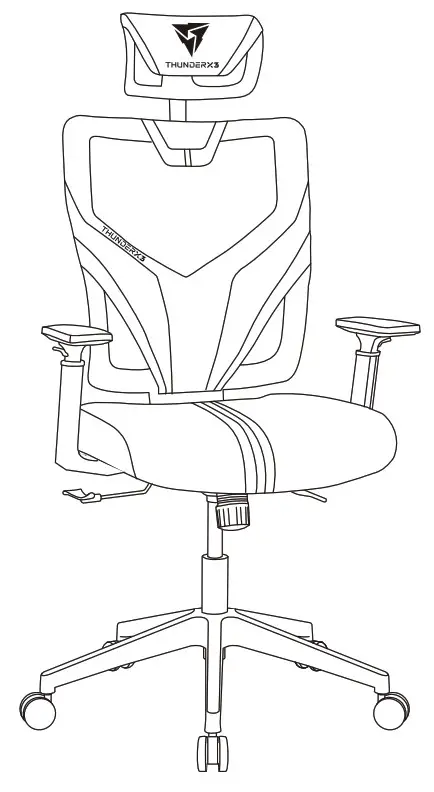 THUNDER X3 YAMA1 Ergonomic Chair- Chair