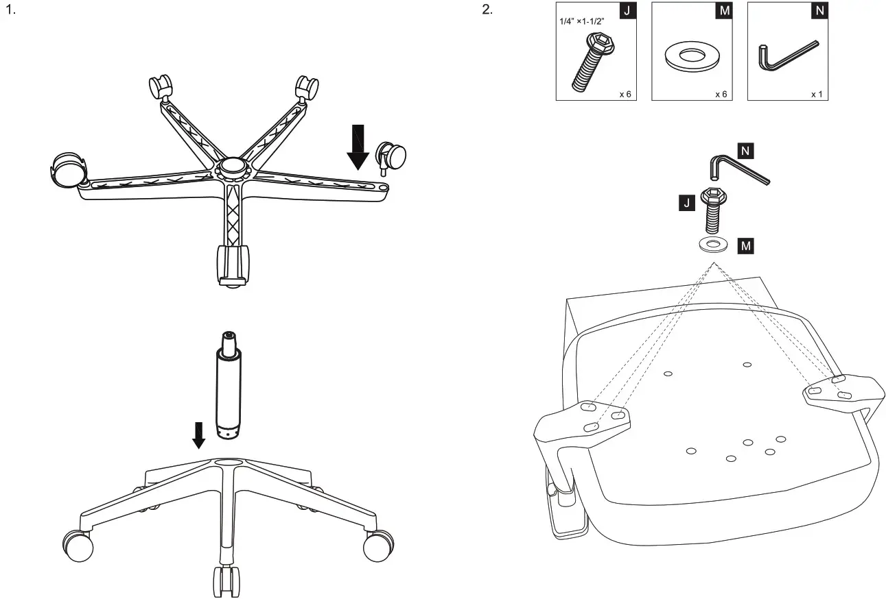 THUNDER X3 YAMA1 Ergonomic Chair- char-1t