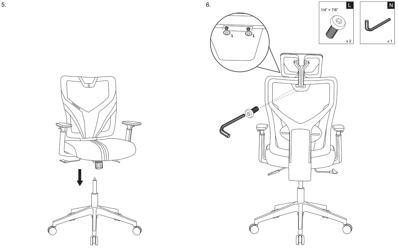 THUNDER X3 YAMA1 Ergonomic Chair- chart-5