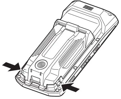 KEYENCE DX Series Handheld Terminal Instruction Manual - To remove the unit
