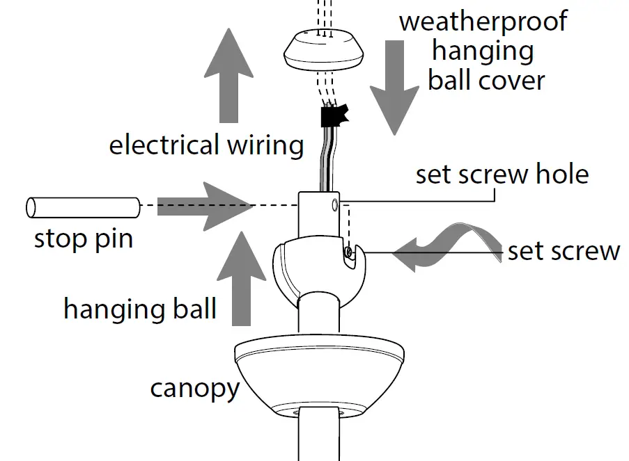 CRAFTMADE OP52W5 52 Inch Ceiling Fan 18
