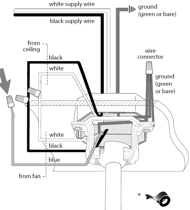 CRAFTMADE OP52W5 52 Inch Ceiling Fan 20