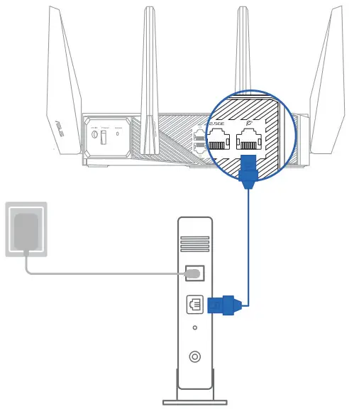 ASUS U18086 ROG GT AXE11000 Wireless Router - network