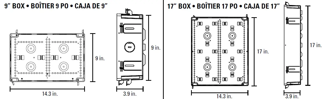 SANUS SA-IWB17-W1 17-Inch TV Media In-Wall Box 1