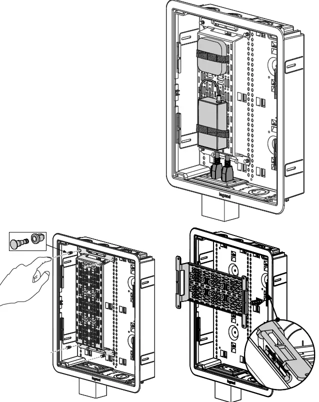 SANUS SA-IWB17-W1 17-Inch TV Media In-Wall Box 12