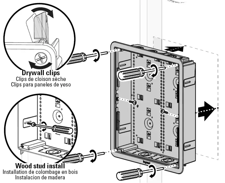 SANUS SA-IWB17-W1 17-Inch TV Media In-Wall Box 6
