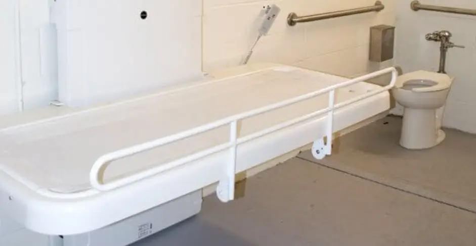 Pressalit Care R8594 Versamax Public Restroom Changing Table Instruction Manual