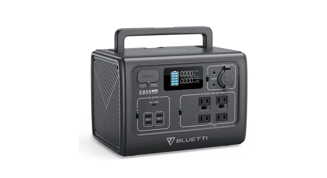 Bluetti Eb55 700w Portable Power Station User Manual