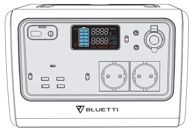 BLUETTI EB55 700W Portable Power Station