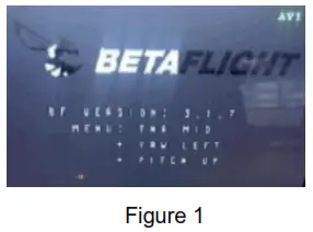 Changing VTX setting via Betaflight OSD Figure 1