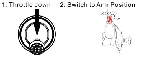 Nanohawk - Arming refers to setting Nanohawk
