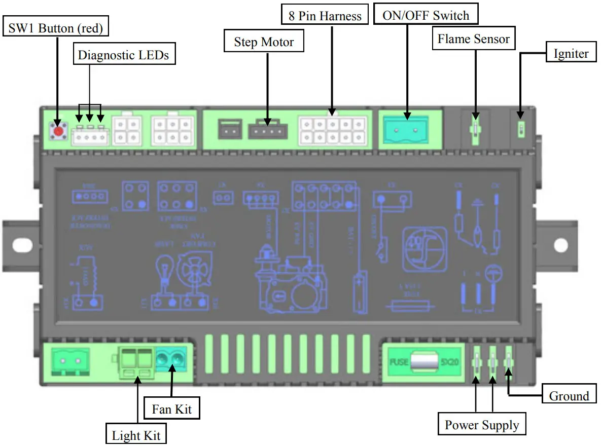 KOZY HEAT 0 584 352 IFC Board Module - IFC Module