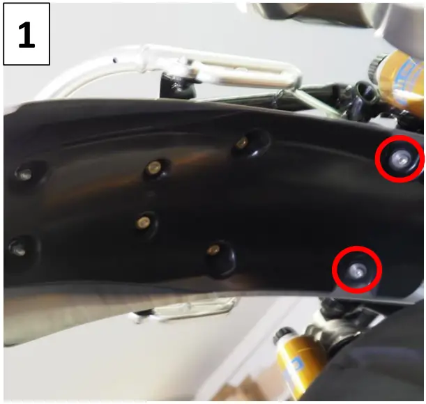 Disassembly of the fender