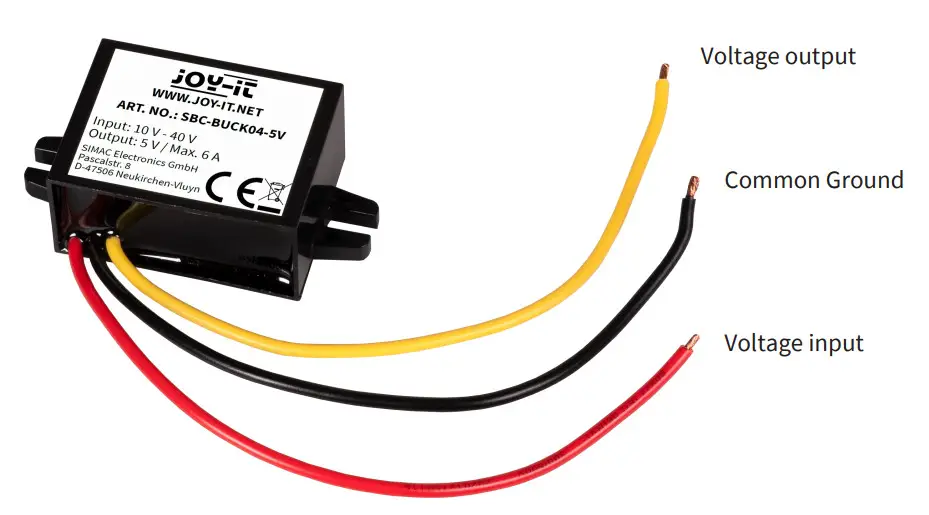 JOY-iT SBC-Buck04-5V DC-DC Step-Down Voltage Converter - Figure 1