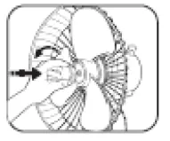 Goldair GCPF202 40cm Chrome Pedestal Fan 03