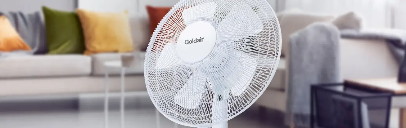 Goldair Gcpf202 40cm Chrome Pedestal Fan Instruction Manual