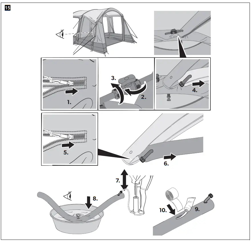 DOMETIC Club AIR D A Awning Tent - fig 4