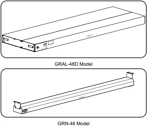 Hatco GRAH 60 120 T Glo Ray High Wattage 60 Wide Aluminum Housing Single Element Infrared Strip Heater - Fig 2