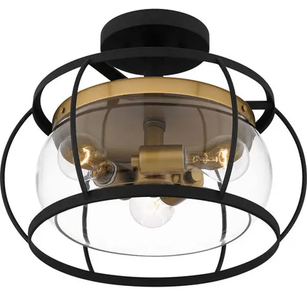 QUOIZEL-THY1715EK-Thyme-3-Light-15- inch-Earth-Black-Semi-Flush-Mount-Ceiling-Light-PRODUCT