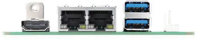 MIO-2363 Intel Atom x6000E Series Pico-ITX SBC-Rear O View