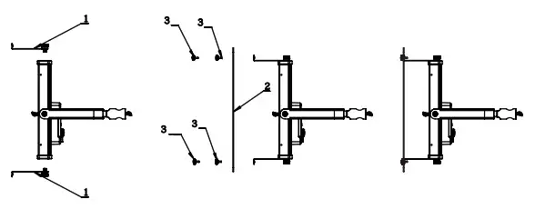 GVM-50RS RGB LED Panel - INATALLATION OF FOLDING AND EXTERNAL MULBERRY PLATE 4