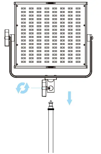 GVM-50RS RGB LED Panel - INSTALLATION 1