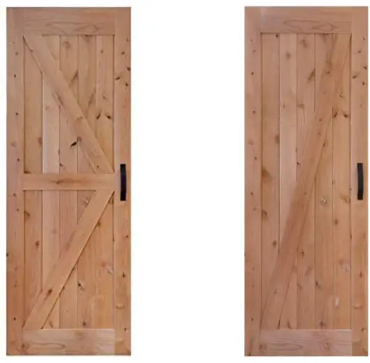 LUBANN KNOTTY ALDER BARN DOORS -