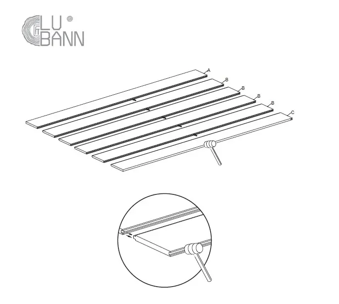 LUBANN KNOTTY ALDER BARN DOORS - ASSEMBLY