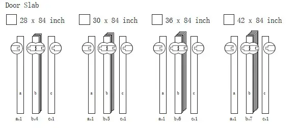 LUBANN KNOTTY ALDER BARN DOORS - Parts