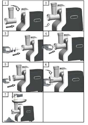 Steba MG1400 Electronic Meat Grinder FIG (4)