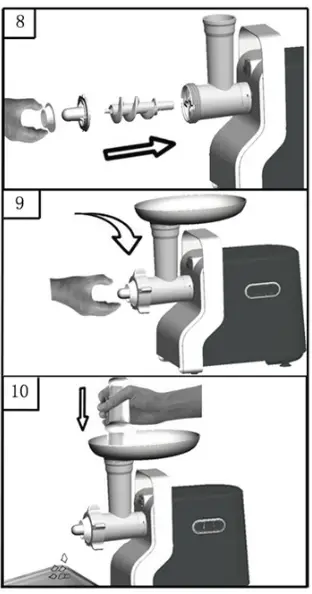Steba MG1400 Electronic Meat Grinder FIG (6)