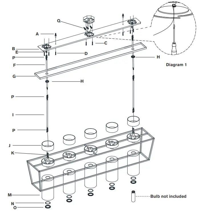 VISUAL COMFORT S5177 Presidio Large Linear Lantern
